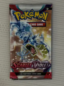 Pokemon TCG Scarlet and Violet Base Set Booster Pack New and Sealed - Image 1