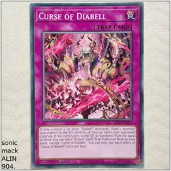 Curse of Diabell - ALIN-EN072 - Common 1st Edition Yugioh - Image 1