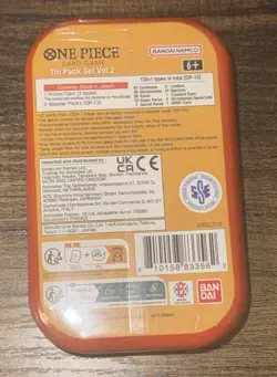 One Piece Vol 2 Tin Luffy OP13 New Factory Sealed - Image 2
