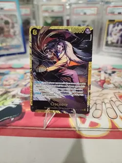 One Piece Crocodile Secret Rare Near Mint The Azure Sea’s Seven OP14-120 Sec - Image 1