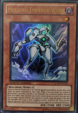 Meklord Emperor Wisel - JUMP-EN053 - Ultra Rare Limited Edition YuGiOh TCG Card - Image 1