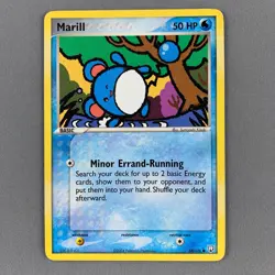Marill 68/109 EX Team Rocket Returns Regular Common Pokemon Card English 2004 NM - Image 1