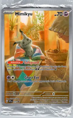 Mimikyu SVP 075 SV: Scarlet & Violet Promo Cards - Pokemon Card - Sealed - Image 1