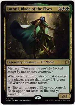 MTG Foundations Lathril, Blade of the Elves (Rare) - Image 1