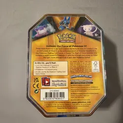 Pokemon TCG Lucario Forces Tin - New & Factory Sealed - 4 packs + Holo Promo - Image 2