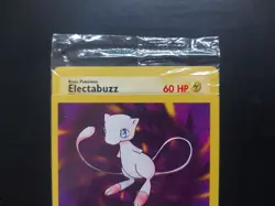 Pokemon - Electabuzz 2 Black Star Promo WB First Movie Sealed - Image 2