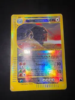 Pokemon Golem Crystal 148/144 Reverse Holo Skyridge Ita - Image 1
