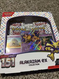 Pokemon TCG 151 Alakazam ex Collection Box Sealed Scarlet And Violet HOT ITEM! - Image 2