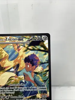 Pokemon TCG Hop's Zacian Ex 186/159 Special Illustration Rare Journey... - Image 3