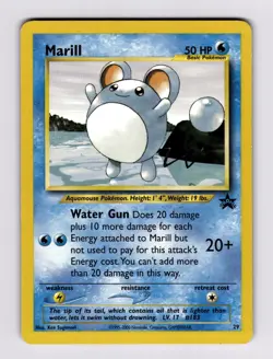 Marill 29/53 WoTC Promo 1999 Pokemon Ken Sugimori - Image 1