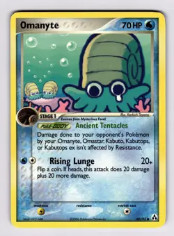 Omanyte 60/92 Legend Maker 2006 Pokemon Kenkichi Toyama SEE PHOTOS - Image 1