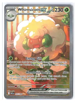 Pokemon Whimsicott ex White Flare Special Illustration Rare 165/086 - Image 1
