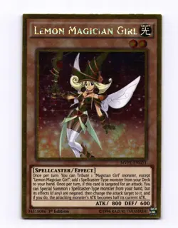 Lemon Magician Girl Ultra Rare Dark Side of Dimensions Movie 1st Ed MVP1-EN051 - Image 1