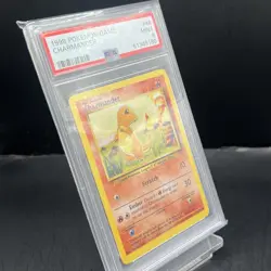 PSA 9 Charmander 46/102 Pokemon Base Set 1999 Non Holo Graded Card - Image 2