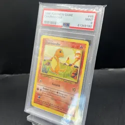 PSA 9 Charmander 46/102 Pokemon Base Set 1999 Non Holo Graded Card - Image 3