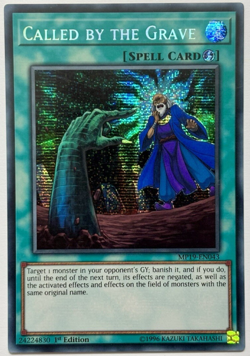 MP19-EN043 Called by the Grave - Secret Rare 1st Edition Near Mint YuGiOh Cards - Image 1