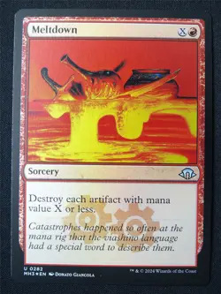 Meltdown Foil - MH3 - Mtg Card #1PL - Image 1