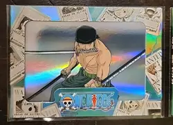 2024 CyberCel ONE PIECE Roronoa Zoro (1×) SUPER RARE & (2x) Common - UNSCANNED - Image 2