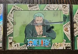 2024 CyberCel ONE PIECE Roronoa Zoro (1×) SUPER RARE & (2x) Common - UNSCANNED - Image 3