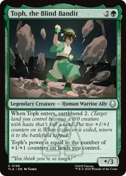 MTG magic 1x Toph, the Blind Bandit (M/NM) Avatar the Last Airbender - Image 1