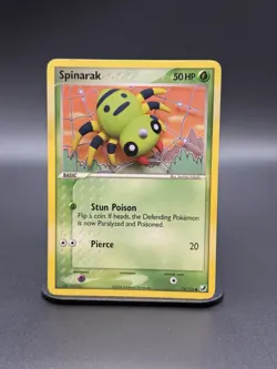 Spinarak 75/115 Unseen Forces Regular (LP) MID ERA POKEMON - Image 1