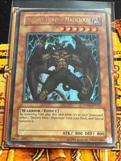 Near Mint Destiny HERO - Malicious Ultra Rare DP05-EN011 - DP Aster Phoenix - Image 1