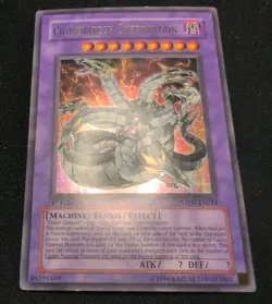 Yugioh Chimeratech Overdragon POTD-EN034 1st Edition Ultimate Rare - Image 3