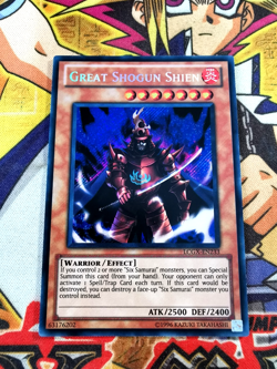 Great Shogun Shien lcgx-en233 Unltd Ed (NM) Secret Rare Yu-Gi-Oh! - Image 1