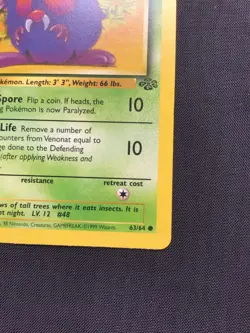 Pokemon Cards: Jungle 1st Edition Common: Venonat 63/64 - Image 4