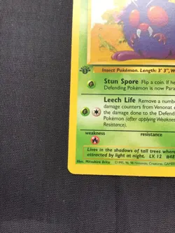 Pokemon Cards: Jungle 1st Edition Common: Venonat 63/64 - Image 5
