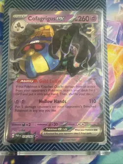 Cofagrigus ex - 076/182 - Ultra Rare - Paradox Rift - NM/M Pokemon Card - Image 1