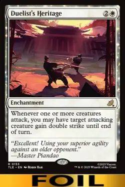 Duelist's Heritage ** FOIL #153 ** Avatar: Eternal - NM MTG - Image 1