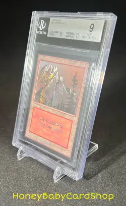 MTG Limited Edition Beta 1993 Mountain (A) BGS 9.0 MINT Old School 93/94 - Image 3