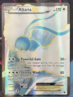 Altaria EX (Full Art) 123/124 XY - Fates Collide - Pokemon Card - MP (desc) - Image 1