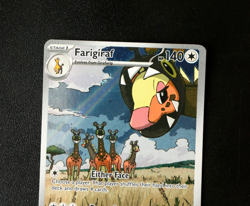 Pokemon Card TCG - Farigiraf 228/193 - Paldea Evolved - Illustration Rare - NM ⭐ - Image 2