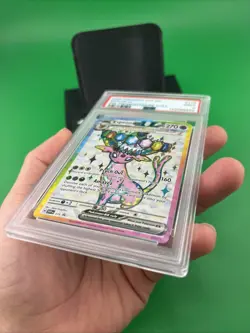 2025 POKEMON PRISMATIC EVOLUTIONS PREMIUM FIGURE COLLECTION ESPEON EX PSA 9 - Image 4
