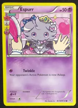 Espurr RC14/RC32 Generations Radiant Collection Pokemon Card - Image 1