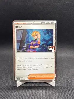 Play! Pokemon Prize Pack Series 7 Stellar Crown Cosmo Holo 132/142 Briar - Image 1