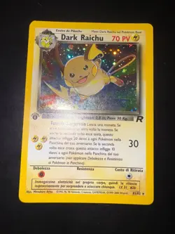 Pokemon Dark Raichu 83/82 Prima Edizione Rara Holo | Team Rocket Italiano - Image 1