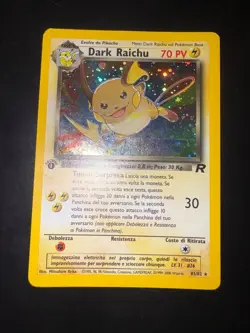 Pokemon Dark Raichu 83/82 Prima Edizione Rara Holo | Team Rocket Italiano - Image 2
