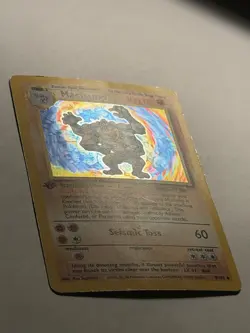 Pokemon 1st Edition Machamp Base Set 8/102 Holo Rare - Image 2