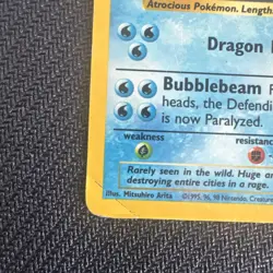 Pokemon TCG Gyarados Base Set 6/102 Holo Rare HP - make offer - Image 2