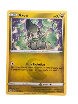 New: 2022 Pokemon TCG Axew 110 Swsh09: Brilliant Stars Regular Common - Image 1