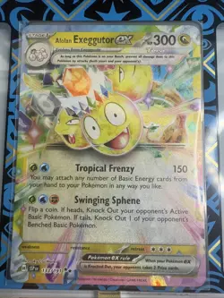 Pokemon TCG Surging Sparks Alolan Exeggutor ex Ultra Rare 133/191 - Image 1