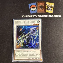 YUGIOH HI SPEEDROID CORK SHOOTER ULTRA RARE LED8-EN004 1ST EDITION - Image 1