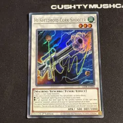 YUGIOH HI SPEEDROID CORK SHOOTER ULTRA RARE LED8-EN004 1ST EDITION - Image 2