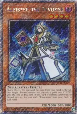 Yugioh! Aleister the Invoker - RA04-EN278 - Platinum Secret Rare - 1st Edition N - Image 1