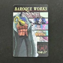 S4953 Baroque Works Nico Robin Japanese One Piece 3D Gumica Card F13 - Image 1
