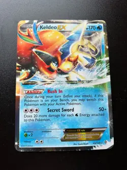 Pokemon TCG JUMBO Keldeo EX Card 49/149 B/W Boundaries Crossed 2012 Ultra Rare - Image 1