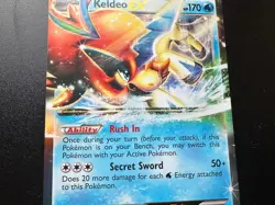 Pokemon TCG JUMBO Keldeo EX Card 49/149 B/W Boundaries Crossed 2012 Ultra Rare - Image 3